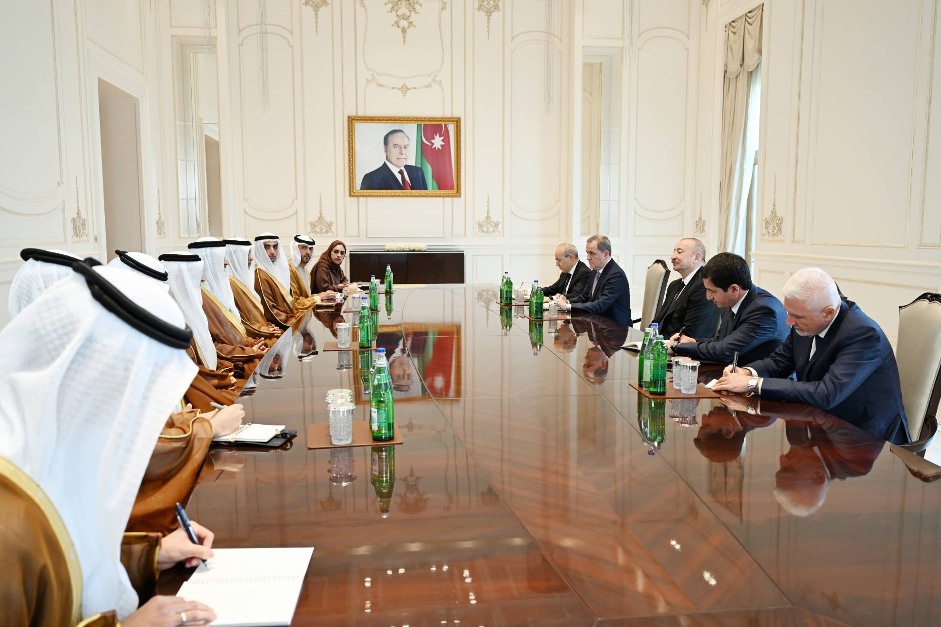 Ilham Aliyev received delegation from the United Arab Emirates Xeber basligi