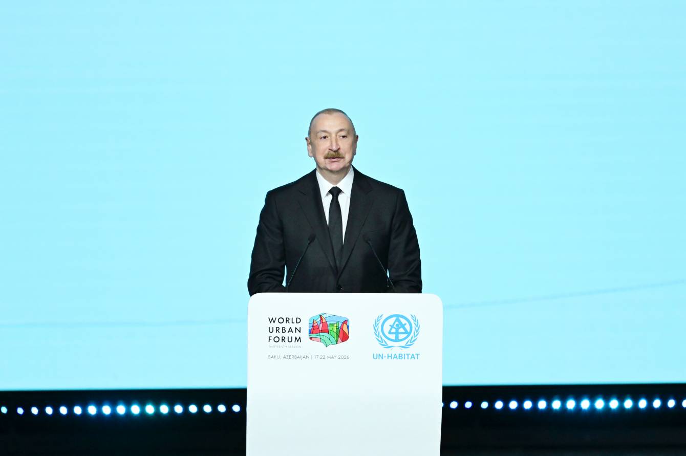 President Ilham Aliyev attended the opening ceremony of the 13th Session of the World Urban Forum (WUF13) in Baku Xeber basligi